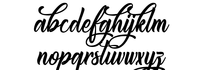 CongratulationFolding Font LOWERCASE