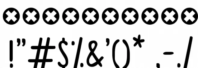 Congratulations DEMO Font OTHER CHARS