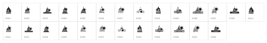 Congress Regular Character Map