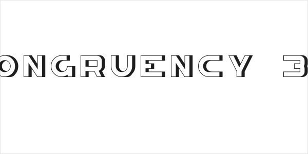 Congruency 3D Logo