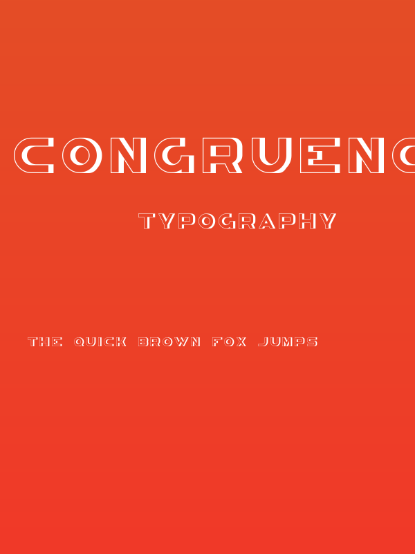 Congruency 3D Poster