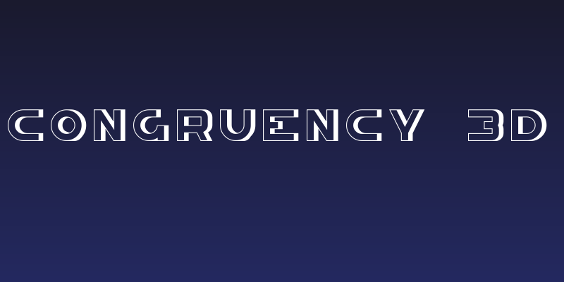Congruency 3D Social Header