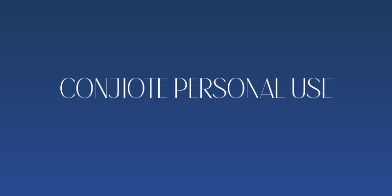 Conjiote Personal Use Social Header