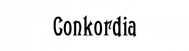 Conkordia  नि: शुल्क फ़ॉन्ट्स डाउनलोड