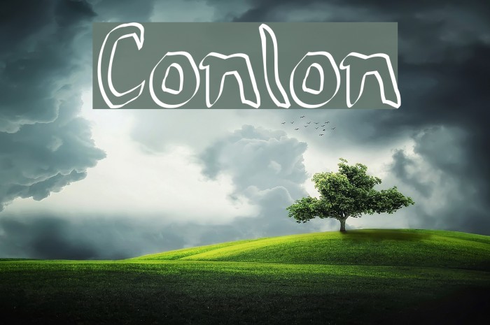 Conlon Font examples