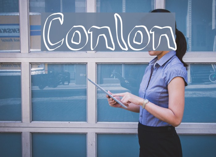 Conlon Font examples