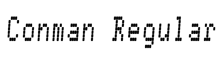 Conman Regular Font