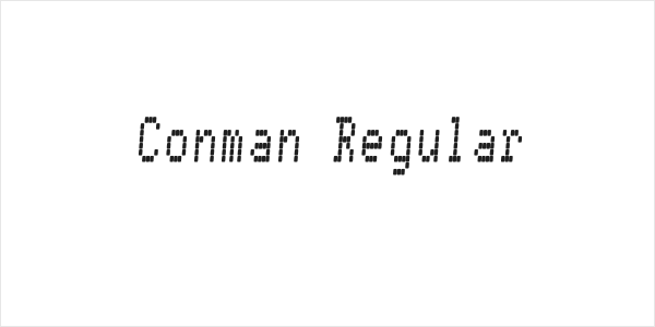 Conman Regular Logo
