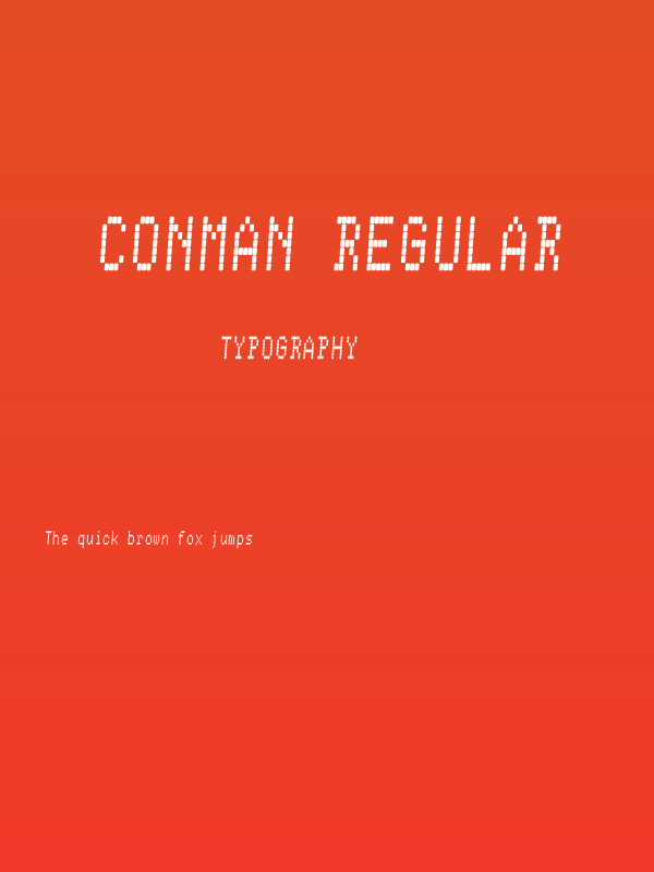 Conman Regular Poster