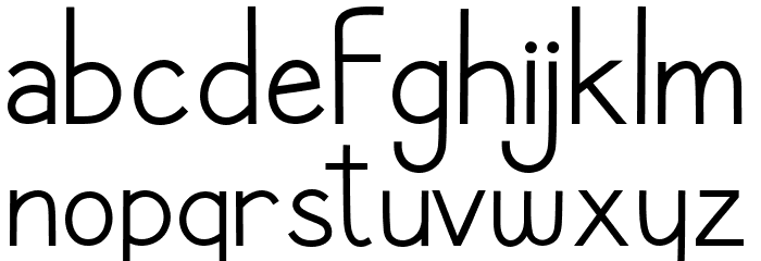 Conmersa Font LOWERCASE