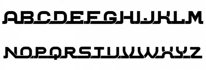 Connected Book Regular Schriftart Groß