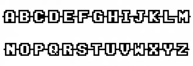 Connected Characters Regular Schriftart Groß