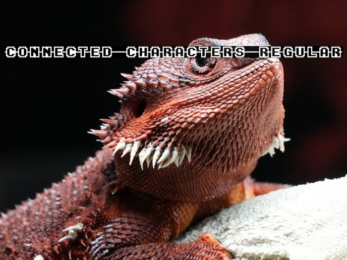 Connected Characters Regular Example 1