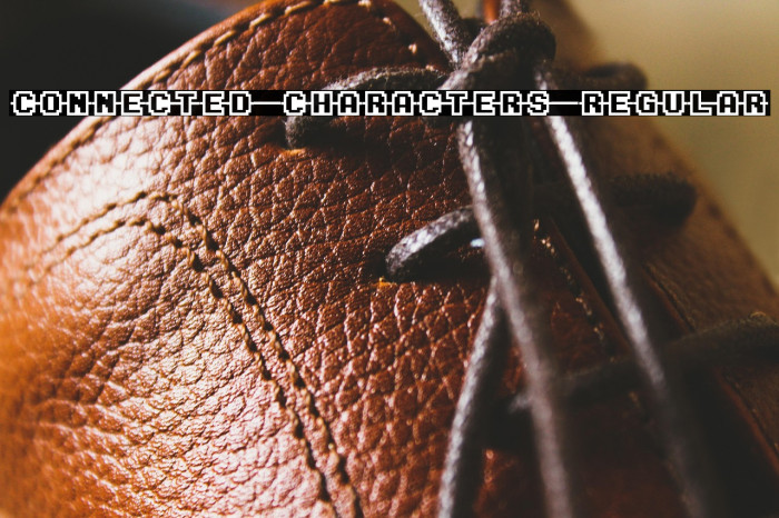 Connected Characters Regular Example 3