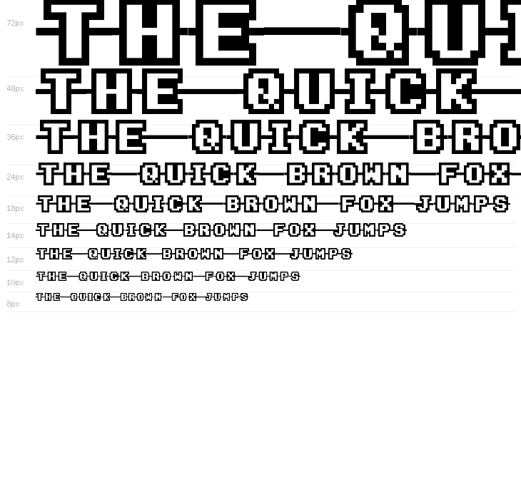 Connected Characters Regular Waterfall