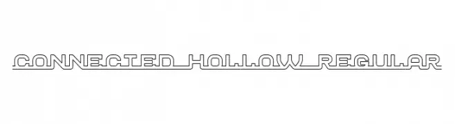 Connected Hollow Regular  baixar fontes gratis