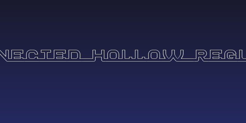 Connected Hollow Regular Social Header