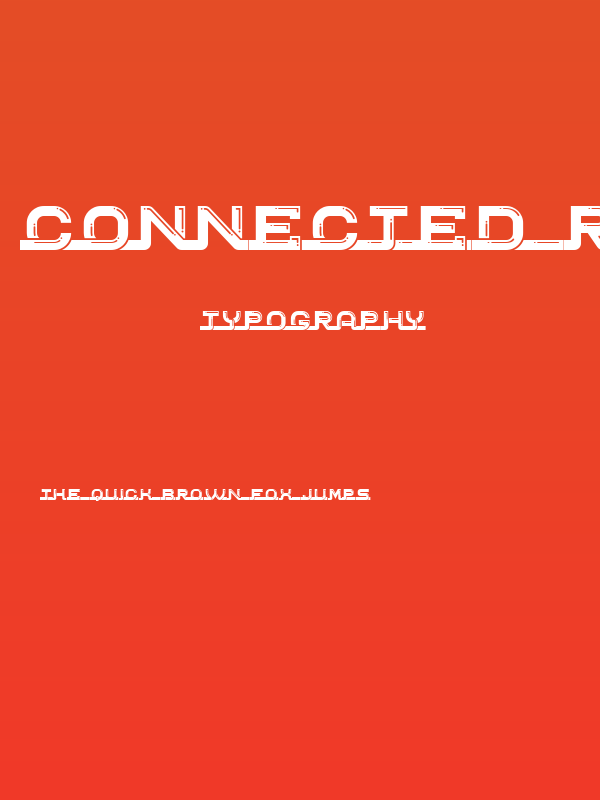 Connected Regular Poster