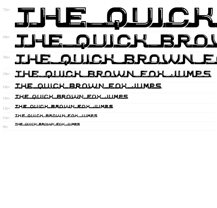 Connected Regular Waterfall