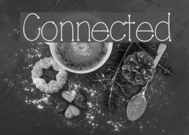 Connected Font examples