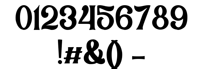 Connecticut Font OTHER CHARS