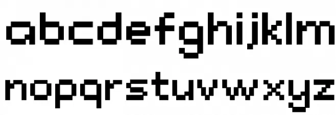 Connection Bold Font LOWERCASE