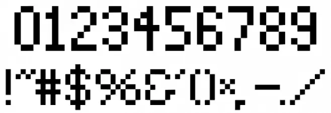 Connection II Font OTHER CHARS