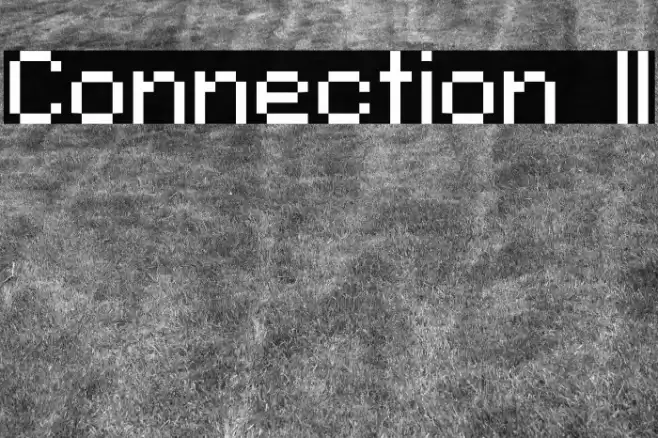 Connection II Font examples