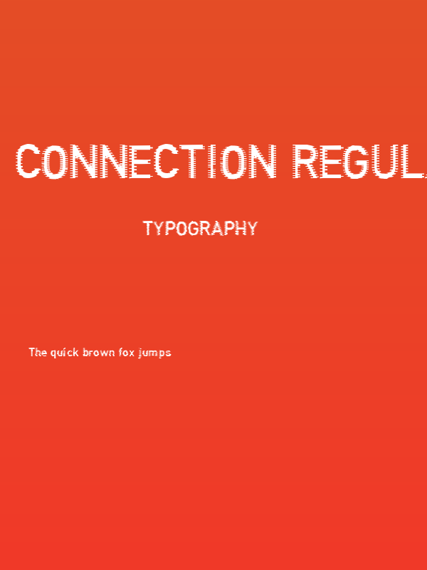 Connection Regular Poster