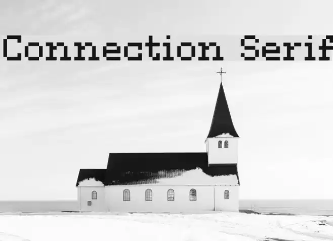 Connection Serif Font examples