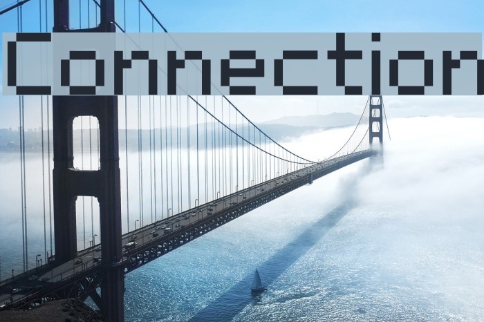Connection Font examples