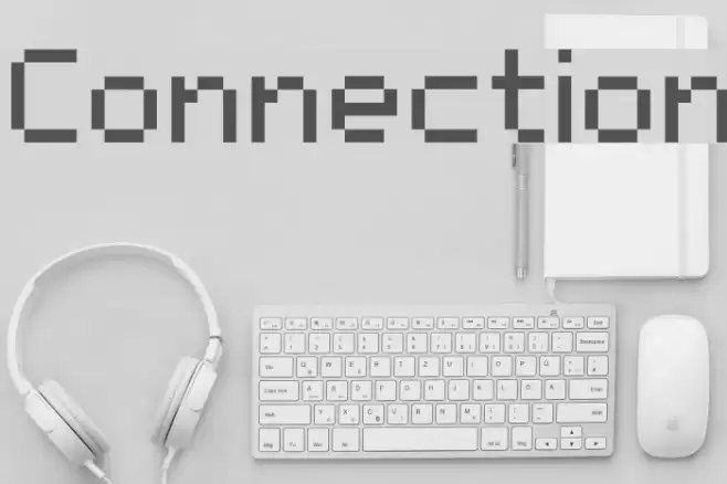 Connection Font examples