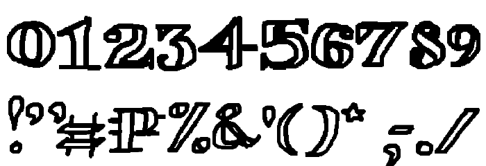 Conner Font OTHER CHARS