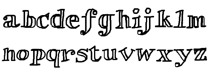 Conner Font LOWERCASE