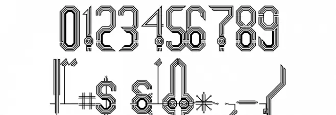 Connexion Font OTHER CHARS