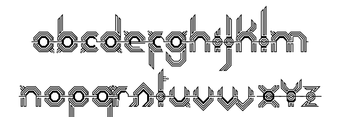 Connexion Font LOWERCASE