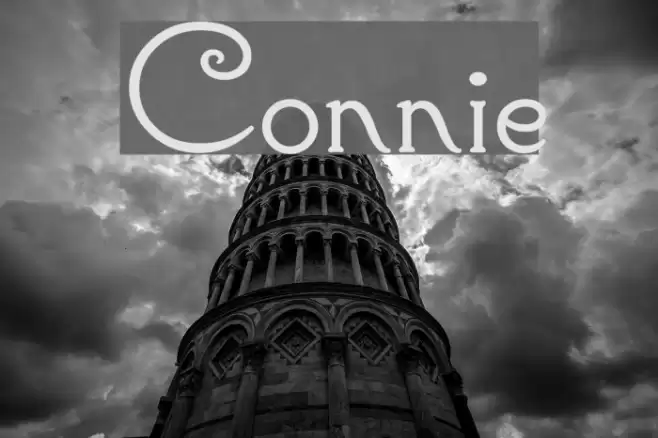 Connie Font examples