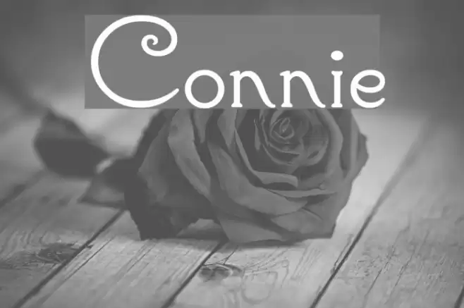 Connie Font examples