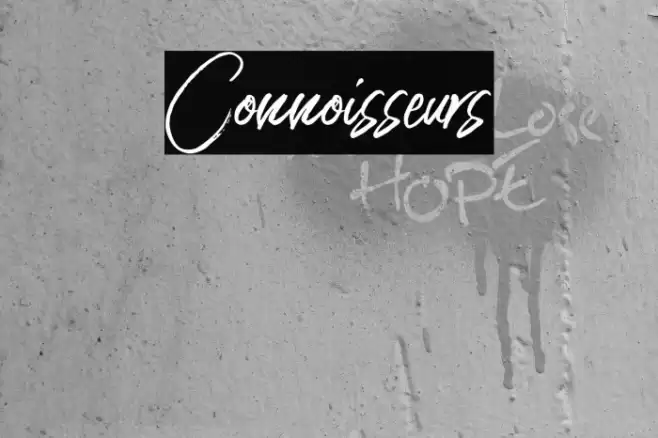 Connoisseurs Font examples