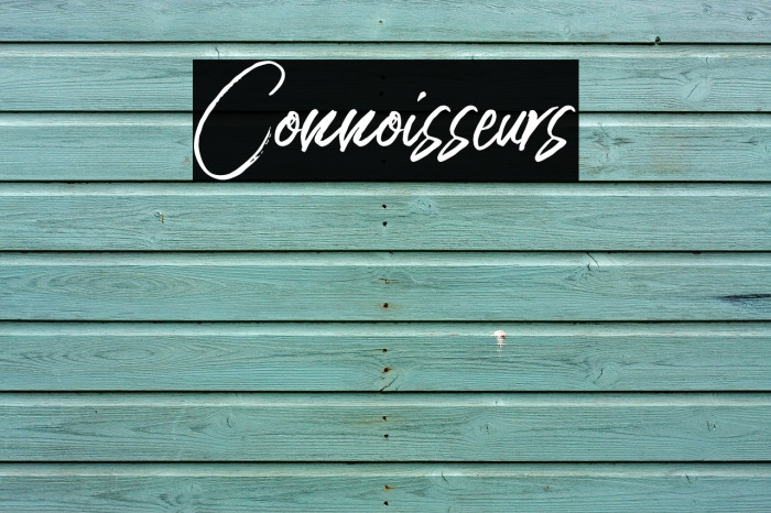 Connoisseurs Example 2