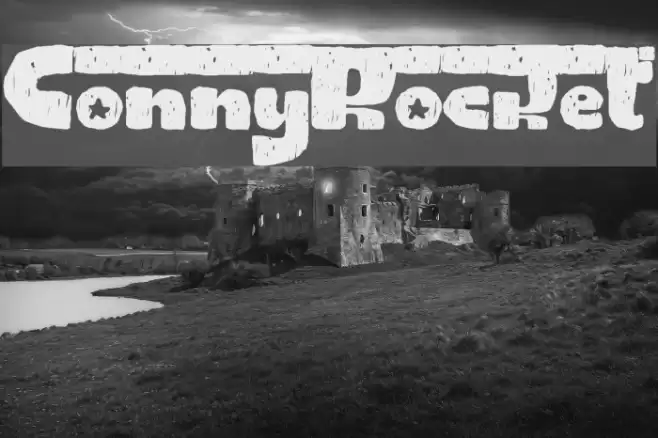 ConnyRocket Font examples