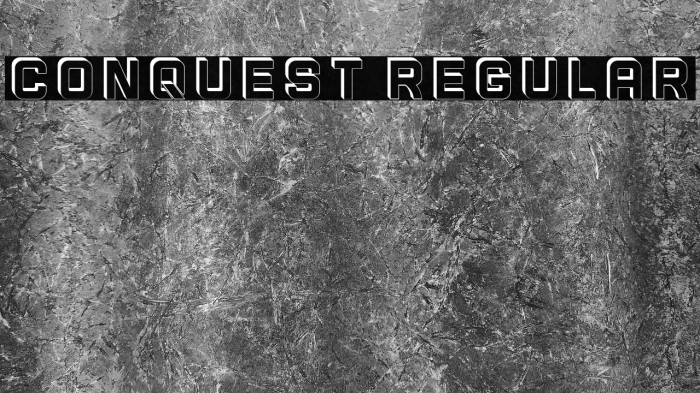 Conquest Regular Example 3