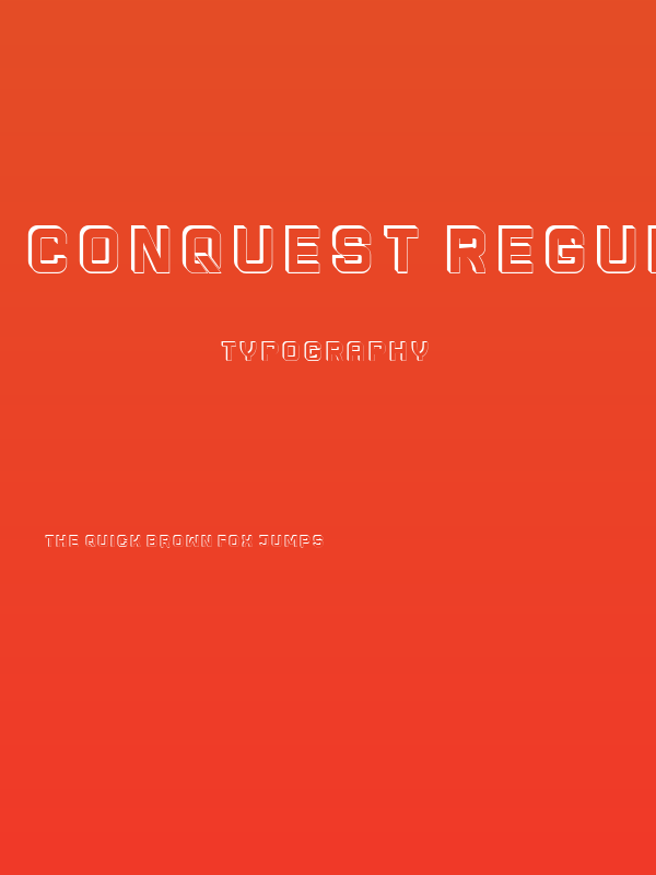 Conquest Regular Poster