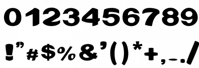 Conquest Font OTHER CHARS