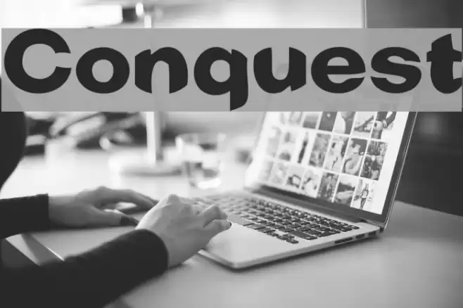 Conquest Font examples