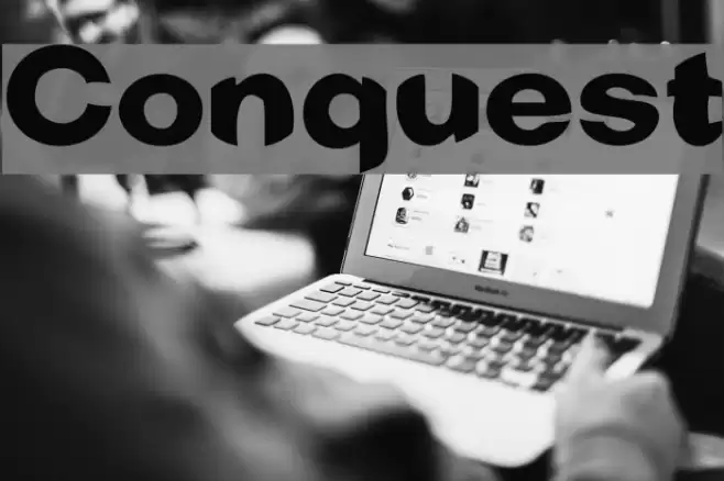 Conquest Font examples