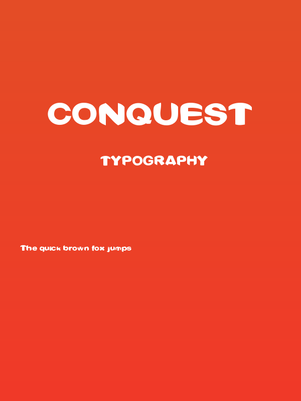 Conquest Poster