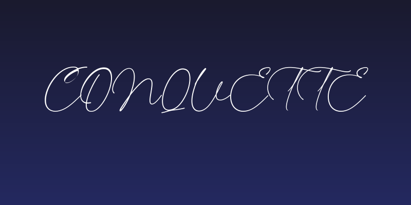 Conquette Social Header