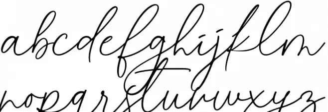 Conquette 字体 小写