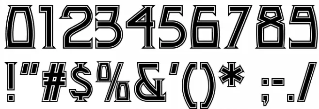 Conquistadorman NF Font OTHER CHARS